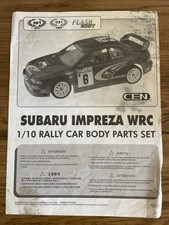 Cen 2 Speed 4wd Subaru Nitro Rc Rally Car Vintage Flash Body 1/10 Taiwan