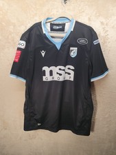 Cardiff Blues Rugby Authentic Macron 3XL Alternative Shirt Jersey