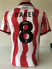 Signed Lewis Baker Stoke City 2025/26 Shirt COA