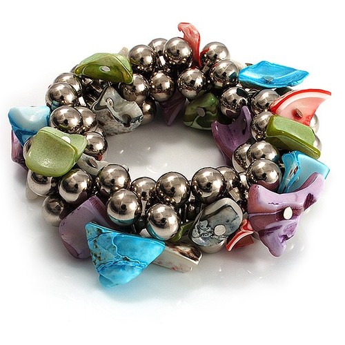 Multi coloured sea - multi-coloured, shell