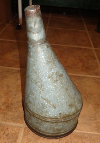 Old vintage slanted galvanized - old,