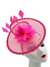 Women's Feathers Fascinator Headband Clip Hatinator Weddings Races Royal Ascot