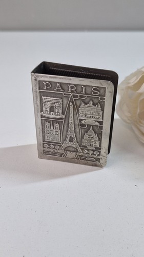 Vintage matchbox holder gay - vintage,