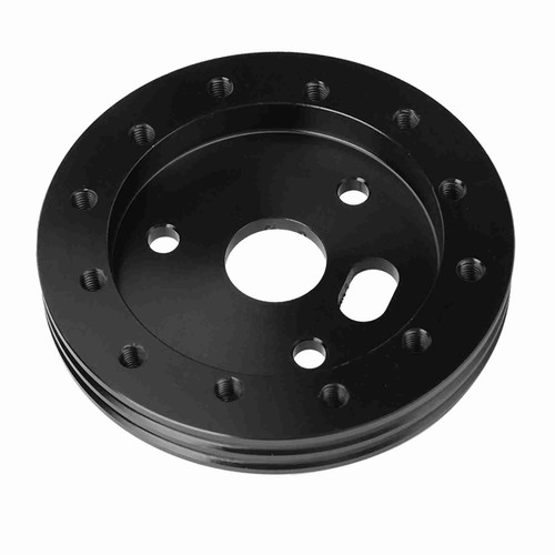 Hot black steering wheel - hot,