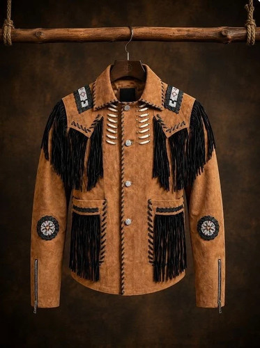 Men western cowboy fringe - men,