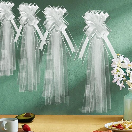 Pieces wedding pew tulle - pieces,