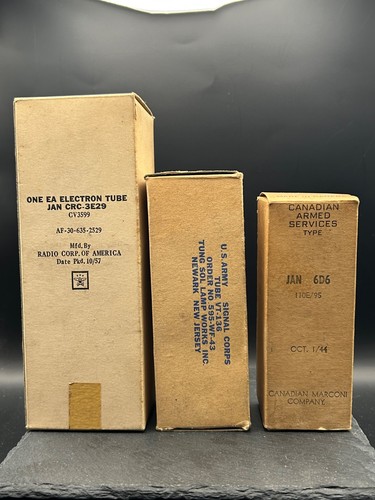 Nos jan military tube lot - military,