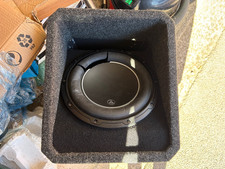 JL Audio HO110-W6V3 Subwoofer 10 Inch W6 HO Wedge Ported Enclosure Cone Broken