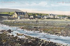 THE SHORE, WHITING BAY - OLD ARRAN POSTCARD (ref 6211/20)