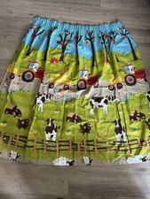 Farm Theme tractor Curtains Lined,