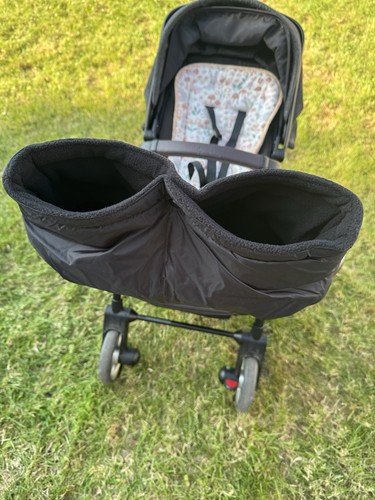 Universal black pram hand muff - universal,