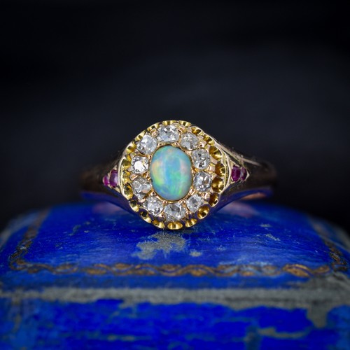 Antique victorian natural opal - antique,