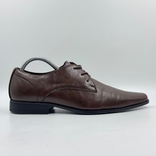 Topman Mens Brown Faux Leather