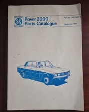 ROVER P6 2000 SALOON ORIGINAL 1974 FACTORY PARTS CATALOGUE 