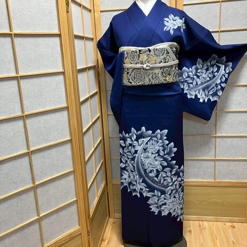 8186 japanese kimono vintage - 8186#,