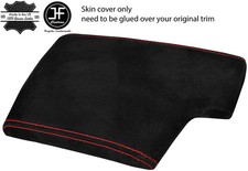 RED STITCHING REAL SUEDE