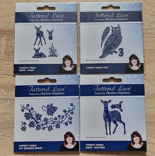Tattered lace die - tattered, set