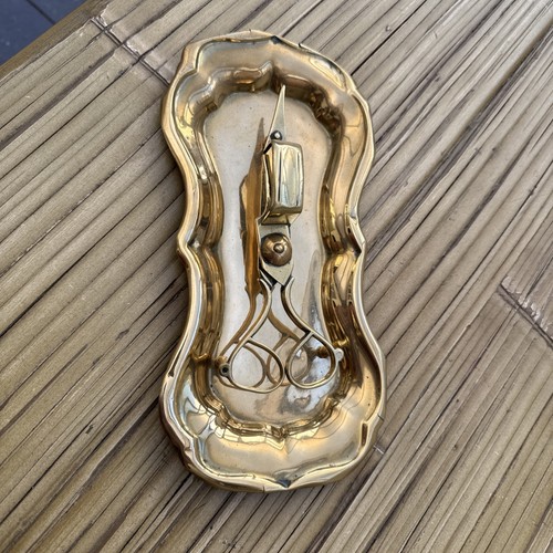 Antique brass scissor - antique,