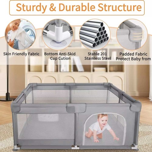 Large square foldable baby - foldable,