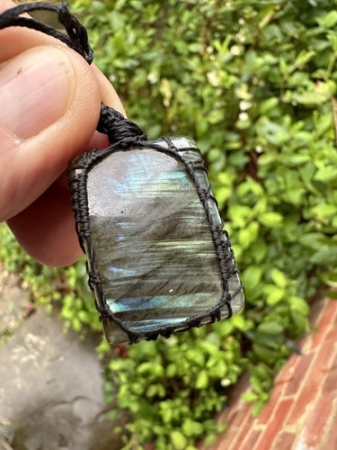 Labradorite large pendant - ,