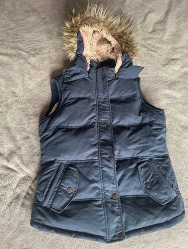 Navy puffer gilet - navy,