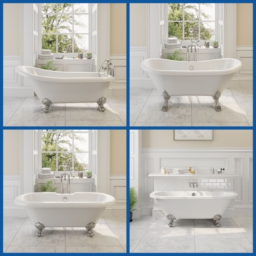 Traditional freestanding bath - traditional,