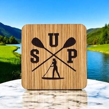 SUP Wooden Drinks Coaster (