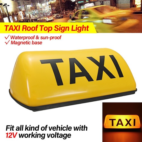 12v taxi light suction magnet - light,