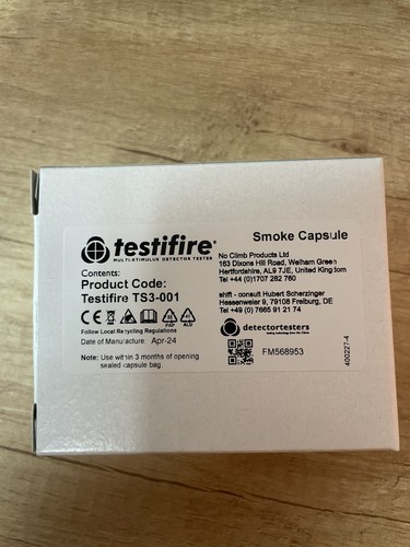 Testifire smoke capsule - testifire,