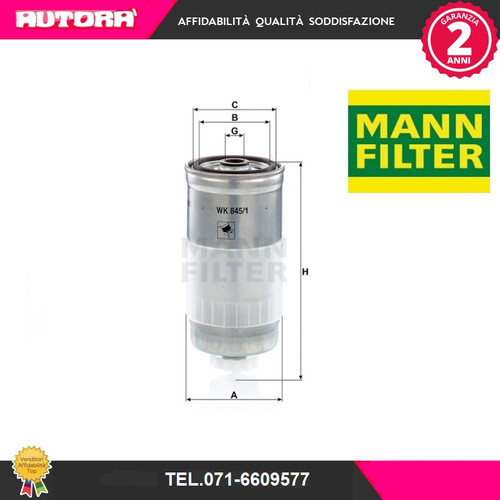 Wk8451 fuel filter brand - wk8451,
