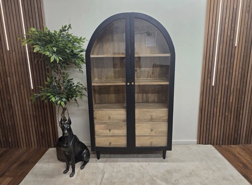Atomic black mango wood door - mango, 2
