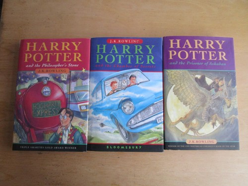 Harry potter hardbacks 1st - 3, x
