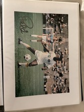 Pele Photograph Autograph Hand