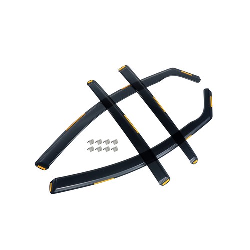 4pcs wind deflectors rain sun - 4pcs,