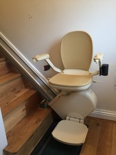 Brand new Acorn/Brooks 130 straight stairlift - right hand model.
