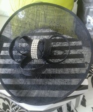 Wedding hat/fascinator,  mother of the bride, Bling, headband