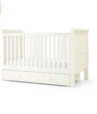White Cot Bed and Changing