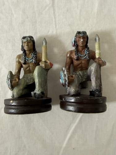Indian warrior figurine - indian,