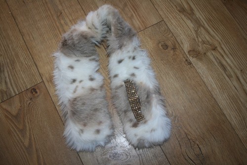 Vintage swarovski faux fur - swarovski,