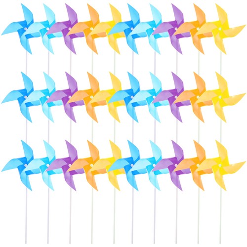 Colorful plastic windmill toy - plastic,