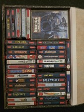Box Of 38 Commodore Cassette Games - Bundle Of Commodore 64 & 120