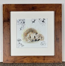 Hedgehogs Picture Framed Art