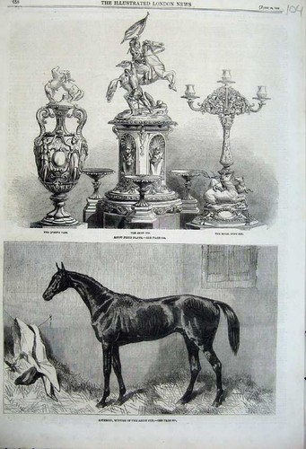 Original old antique print - antique,
