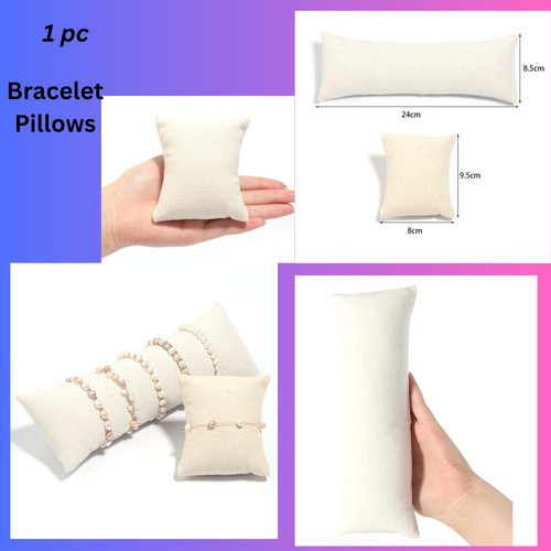 Burlap bracelet pillows watch - bracelet,