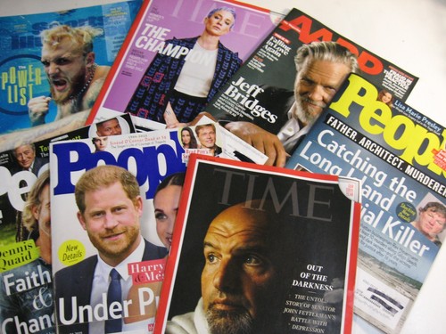 2023 magazines time people - magazines,