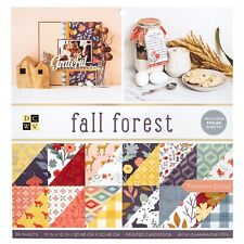 Fall Forest 12" x 12" Premium Cardstock DCWV Stack - 36 autumnal sheets