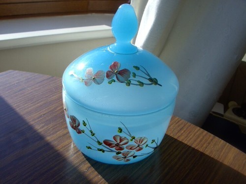 Vintage 1950 opaque blue - 1950's,