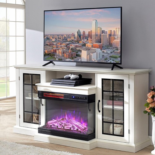 Electric fireplace with - fireplace, tvs