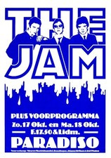 Home Wall Art Print - Vintage Retro Concert Gig Poster - THE JAM - A4,A3,A2,A1