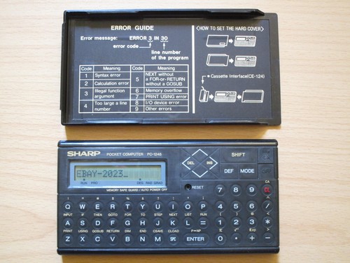 Sharp pocket computer 1248 - sharp,